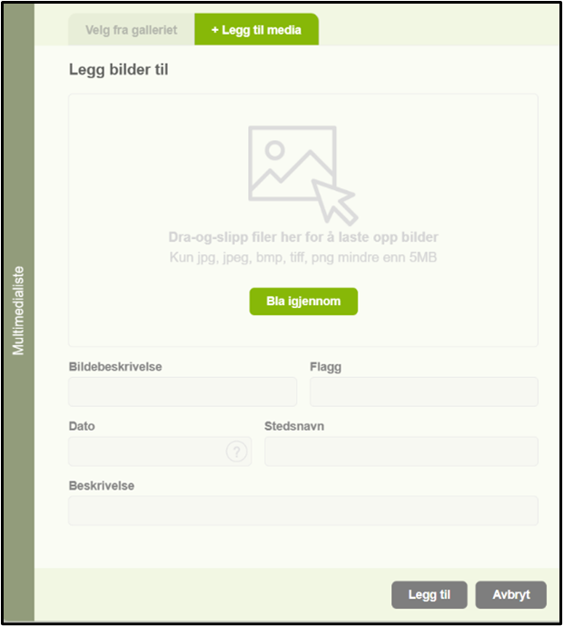 Legg til profilbilder fra Oversiktsskjemaet