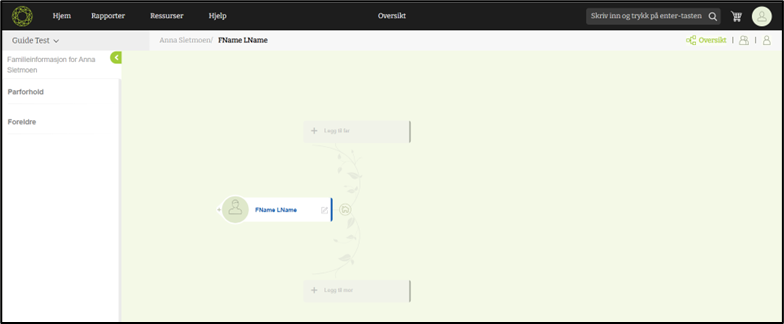 Change the root person