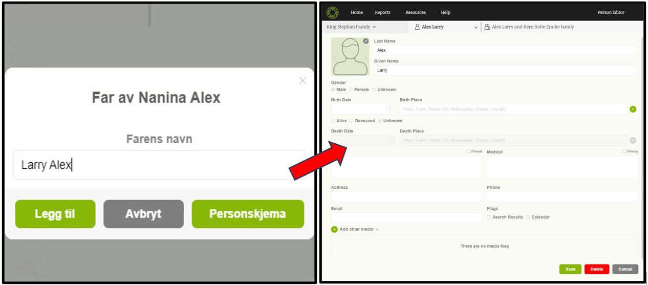 Navigate to ‘Member editor’