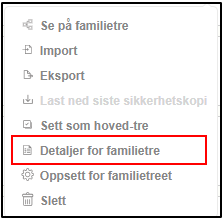 Familietredetaljer