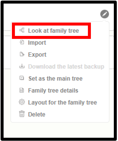 View the family tree